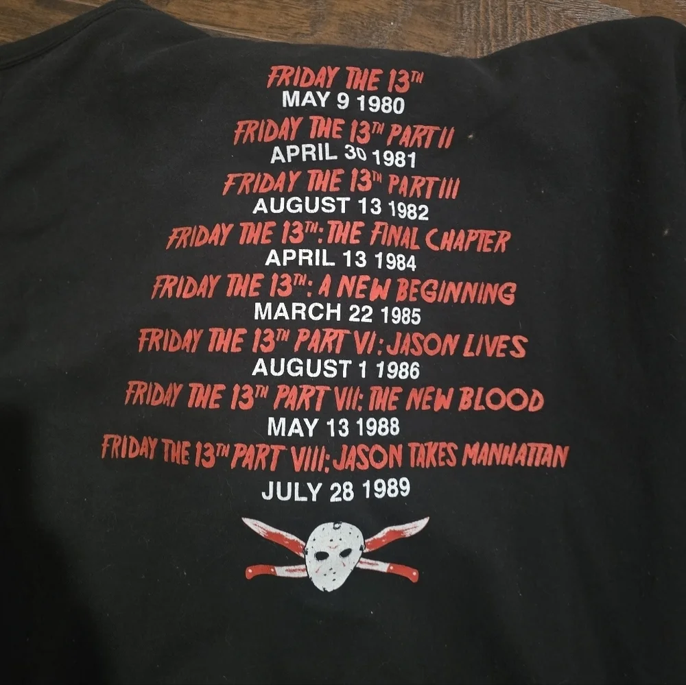 Friday the 13th | Movie Tour Hoodie Large - Picture 3 of 4